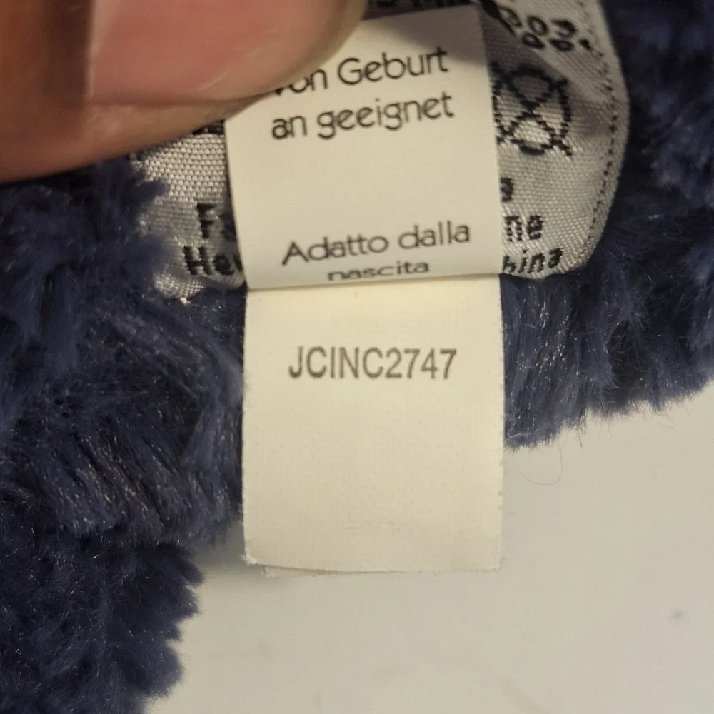 Jellycat Bashful Blue Elephant Retired Navy Blue White Tusk London‎ Toy 12